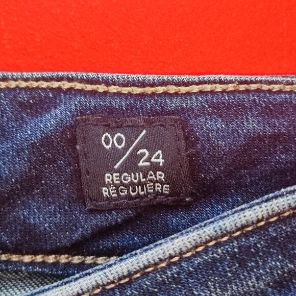 Lucky Brand Jeans Lolita skinny regular indigo blue women's size 00 / 24 - Picture 7 of 11